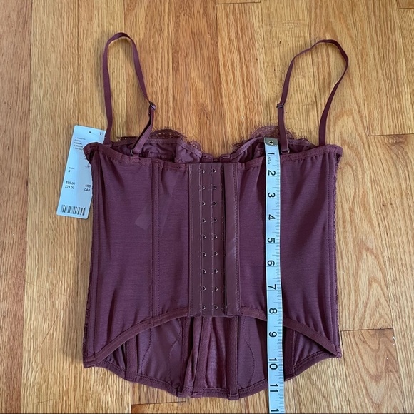 Urban Outfitters Out From Under Modern Love Corset - Chocolate - Picture 4 of 12
